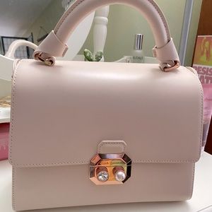 COPY - Ted Baker Nude Pink Pearl Closure Top Hand…